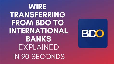 wire transfer bdo|bdo telegraphic transfer.